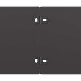 Lawn Edging 10 pcs 15 x 103 cm Steel Black 860142