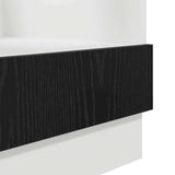Hanging Cabinet Black Oak 60 x 46 x 81.5 cm Engineered Wood 863298