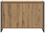 Side Cabinet Artisian Oak 79 x 36 x 75 cm Engineered Wood 886605