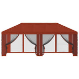 Gazebo Cover with Sidewalls Terracotta 600.5 x 300.5 cm 900438