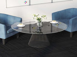Carpet Tile Striped Light Grey 50 x 50 cm 20 pcs PP and Bitumen 42032463