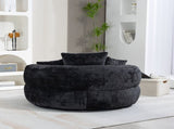 COOLMORE Lazy Sofa Durable Comfort Lounger High Back Bean Bag Chair Couch With Three Pillows for W2678P312246