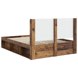 Bed Frame with Storage and Headboard 3 pcs Engineered Wood 3413859