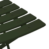 Garden Folding Chair Folding 2 pcs Green 42 x 46 x 82cm Metal 42002955