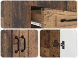 Sideboard Old Wood 66 x 34.5 x 92 cm Engineered Wood 895823