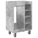 Golf Cabinet with Wheel Plain Concrete Grey 65 x 45 x 98 cm 899450