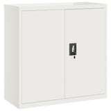 ZNTS File Cabinet White 90x40x130 cm Steel 3188311