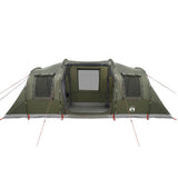 Family Tent Tunnel 6-Person Olive Green Waterproof 4009419