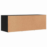 Shoe Bench Black Oak 102 x 35 x 35 cm Engineered Wood 875071