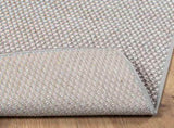 Area Rugs Rectangular LUGO Cream and Grey 80 x 200 cm Polyester 42022714