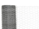 Chicken Wire Fence Galvanised Steel 25x1.2 m Silver 143324