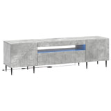 LED TV Cabinet Concrete Grey Engineered Wood 896908
