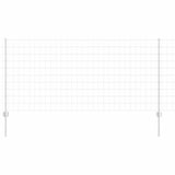 Fence and Post Silver 1 x 10 m Steel 3336171