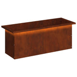 Garden Planter with LED Rusty 30 x 80 x 30 cm Weathering Steel 8008110