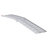 Foldable Motorcycle Ramp 340 kg per ramp 2 pcs Silver Aluminium 42021086