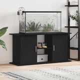 Aquarium Stand Black Oak 121x41x58 cm Engineered Wood 862154