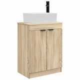 Bathroom Vanity with Sink Sonoma Oak 54 x 35 x 83 cm 890160