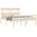 Senior Bed without Mattress 160x200 cm Solid Wood 3195361