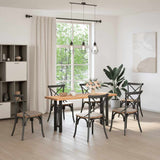 Console Table Legs Black 2 pcs 38x cm Steel 4013296
