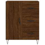 Highboard Brown Oak 69.5x34x180 cm Engineered Wood 3189444