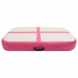 Inflatable Gymnastics Mat with Pump 60x100x20 cm PVC Pink 92655