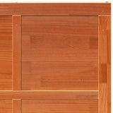 Barn Door Wax Brown 90 x 2.5 x 208 cm Solid Pine Wood 870418