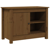 TV Cabinet Honey Brown 70x36.5x52 cm Solid Wood Pine 814582