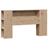 Bookcase Bed without Mattress 160x200cm Solid Wood Pine 3322441