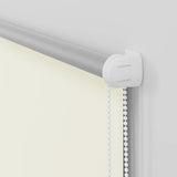 Roller blind blackout 140 x 230 cm off white 240169
