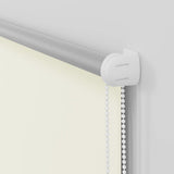 Roller blind blackout 144.4x230 cm Fabric Width 140 cm off white 240169