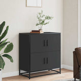 Sideboard Black 68x35x76 cm Engineered Wood 848989