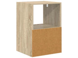 Bedside Table with Drawer 2 pcs Sonoma Oak 35 x 32 x 68.5 cm 8000633