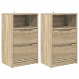 Bedside Tables with Drawer 2 pcs Sonoma Oak 40 x 30 x 467 cm 888912