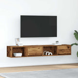 TV Cabinets 2 pcs Old Wood 80x31x25.5 cm Engineered Wood 861469