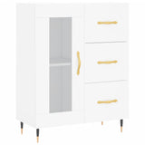 Highboard White 69.5x34x180 cm Engineered Wood 3189485
