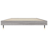 Bed Frame without Mattress Grey Sonoma 90x190 cm Single Engineered Wood 832203