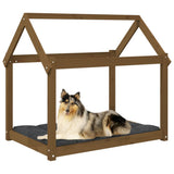 Dog Bed Honey Brown 101x70x90 cm Solid Wood Pine 822215