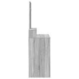 Dressing Table with Mirror Grey Sonoma 80x41x144.5 cm 848176