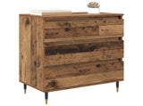 Sideboard with Drawer Old Wood 60 x 35 x 70 cm Engineered Wood 881944