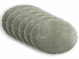 Cushion Cover 6 pcs HEERLEN Green 60 cm Chenille Fabric 922964
