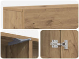 Fireplace Surround Artisan Oak 102 x 18 x 100.5 cm 8006605