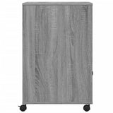 Printer Stand with Wheels Grey Sonoma 60x48x74 cm 840637