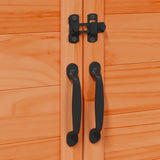 Garden Shed Brown 106.5 x 56 x 113.5 cm Solid Fir Wood 42033443