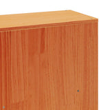 Bed Frame without Mattress Wax Brown 200x200 cm Solid Wood Pine 3323406