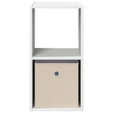 Bedside Table 2 pcs White 30.5 x 27 x 59.5 cm Engineered Wood 8000613