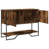 Console Table Smoked Oak 100x35x74.5 cm Engineered Wood 848536