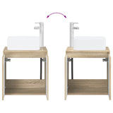 Bathroom Furniture Set 2 pcs Sonoma Oak Engineered Wood 3404066