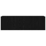 TV Cabinet 100 x 30 x 30 cm Black Oak Engineered Wood 862487
