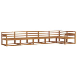 Outdoor Sofa Set 6 pcs Natural Solid Acacia Wood 3367637