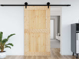 Door NARVIK Natural 90 x 210 cm Solid Pine Wood 42047091